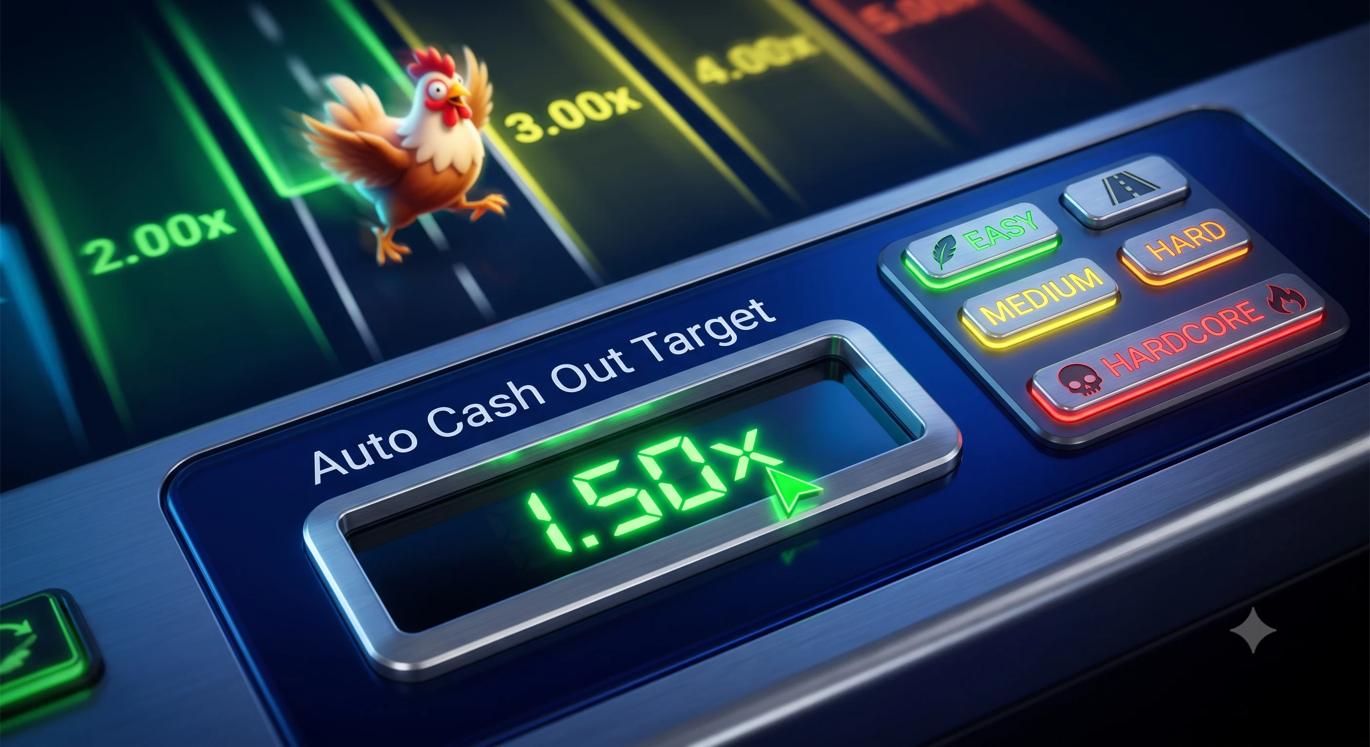 Chicken Road auto cash out feature settings and multiplier target controls